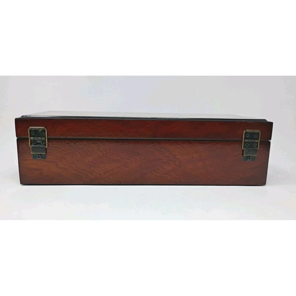 Beautiful Jewelry Multipurpose Box Wood Velvet World Map Keepsake